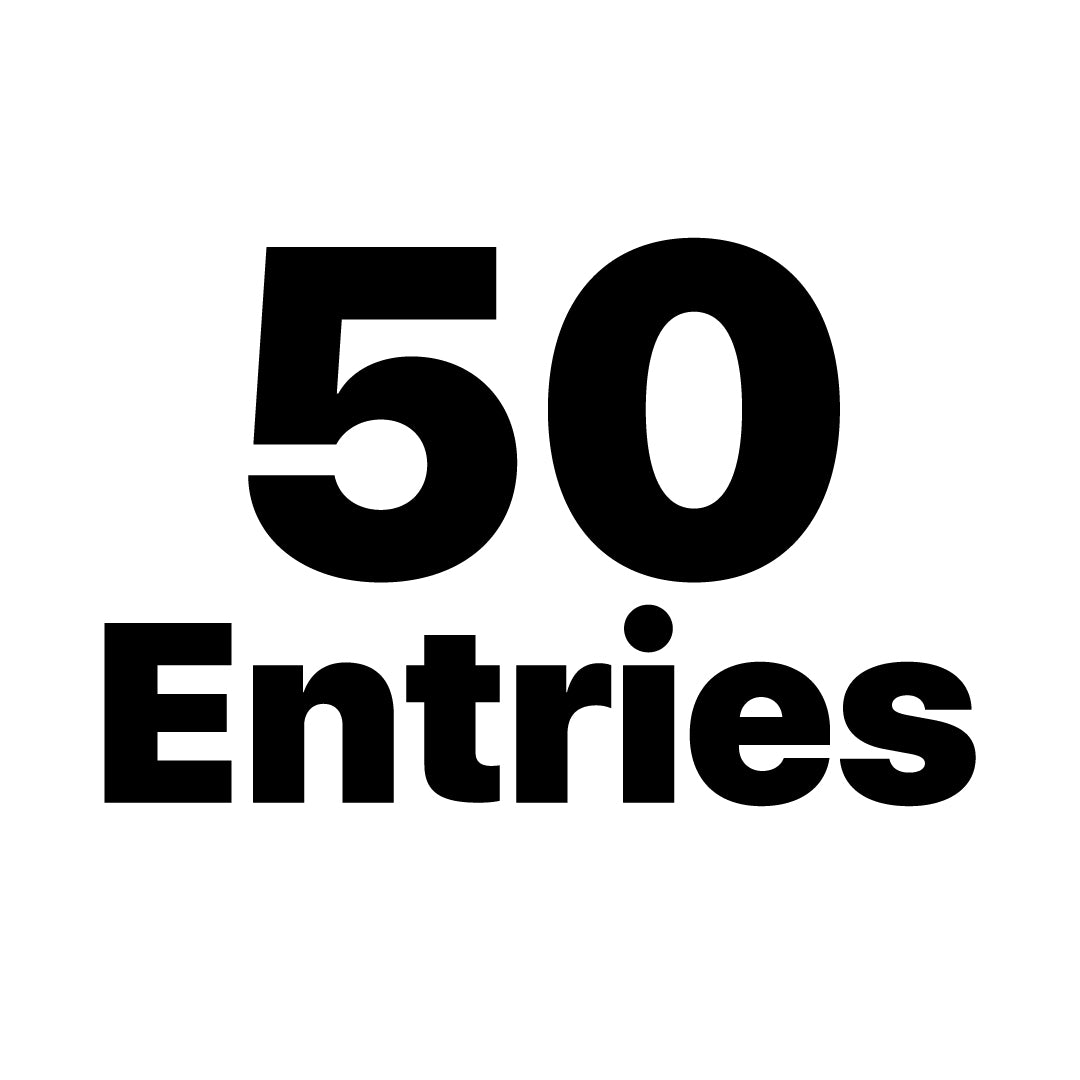 Get 50 Raffle Entries