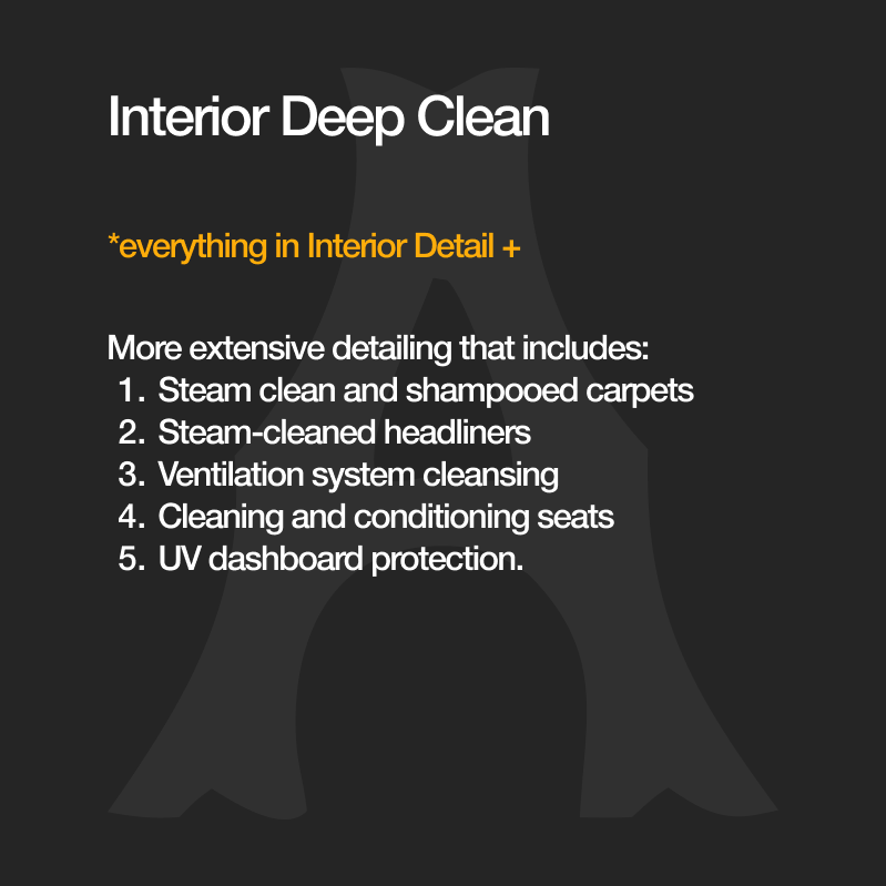 Interior Deep Clean